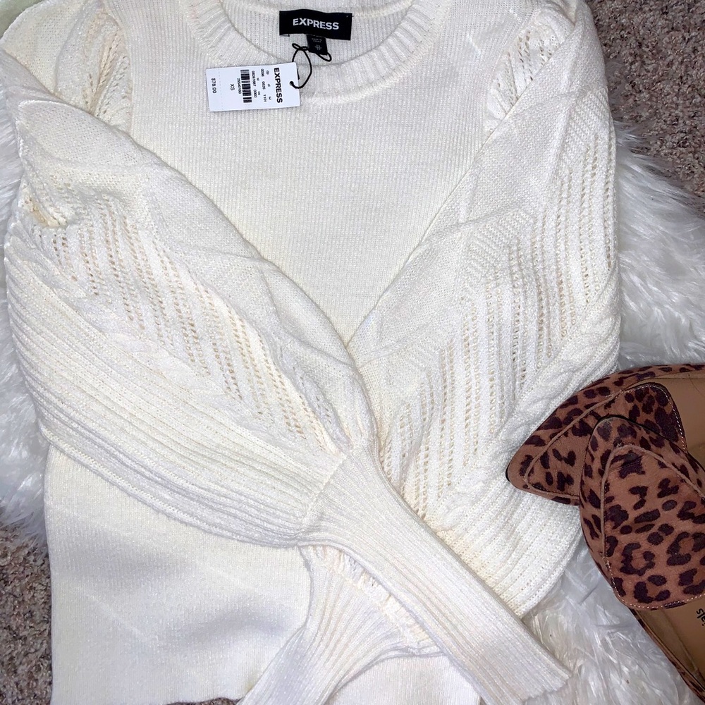 Express Ivory Sweater